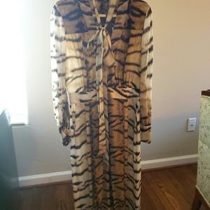 Robert cavalli animal print pant suit